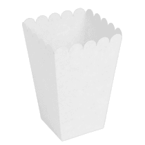 Упаковка для попкорна белая , размер — S (объем 0,7 л) - Студія-13 фото Упаковка для попкорна белая , размер — S (объем 0,7 л) - studio13.com.ua фото