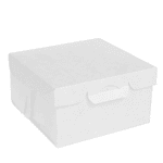 Упаковка для салатів (на вибір з вікном чи без) біла , розмір – М - studio13.com.ua фото 4