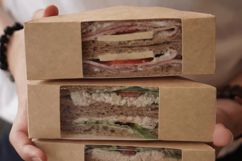 Упаковка для сендвічів крафт стає вибором №1 у фастфуді