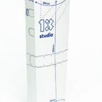 Упаковка для лаваш-рола/шаурма біла, розмір – M - studio13.com.ua фото 2